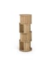 relaxdays Bücherregal in Natur - (H)137 x Ø 50 cm