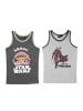 United Labels 2er Pack Star Wars - Unterhemd The Mandalorian in grau