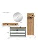ebuy24 Garderobenmöbel Drive Staubgrün 197 x 32 cm