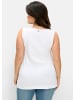sheego Tanktop in ecru
