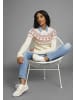 Kangaroos Norwegerpullover in beige-melang