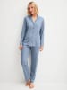 Calida Damen Pyjama in Aura Blue
