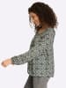 Heine Druckbluse in khaki-sand-bedruckt