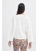 b. young BYSIF V NECK PULLOVER 2 - JERSEY Loose fit in Marshmallow