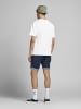 Jack & Jones Basic T-Shirt Kurzarm Shirt Relaxed Fit JJERELAXED in Weiß