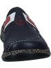 rieker Clogs ohne Absatz in navy/rosso