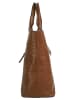 Cluty Handtasche echt Leder in cognac