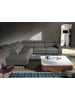 Angel Cerdá Relax-Ecksofa 6112 Chaise Longue Schwarz/Grau – 295x232x97 cm