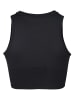 Gorilla Wear Olivia Nahtloses Crop-Top – Schwarz