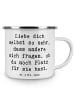 Mr. & Mrs. Panda Trinkbecher Spruch Selbstakzeptanz Liebe mit Sp... in Weiß
