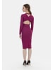 myMo at night Langarmkleid Midi in Fuchsia