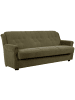 58 aufm Kessel SOFA 3-Sitzer mit Bettfunktion Kaylyn Flockstoff grün