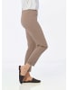 GOLDNER 7/8-Super-Stretch-Schlupfhose Louisa in taupe