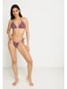 LSCN BY LASCANA Triangel-Bikini in bordeaux bedruckt