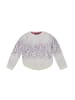 KOROSHI Weicher Jacquard-Strickjersey für Mädchen in weiß