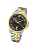 Candino Analog-Armbanduhr Candino Classic silber, gold groß (ca. 42mm)