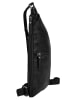 SPIKES & SPARROW Crossover Bag echt Leder in schwarz