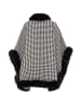 osha Damen Poncho in Wollweiss