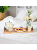 relaxdays Tablett in Natur - (B)50 x (H)7 x (T)30 cm