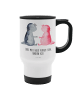 Mr. & Mrs. Panda Thermobecher To Go Axolotl Liebe mit Spruch in Weiß