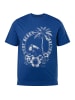 Men Plus Kurzarm T-Shirt in mitternachtsblau