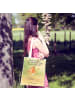 Mr. & Mrs. Panda shopping bag Rotkehlchen Federn Design mit Spruch in Weiß
