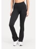 SMILODOX Schlaghose Leggings Aylin Scrunch in Schwarz