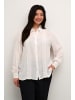 KAFFE curve Langarm - Hemd KCsabrine Regular fit in Chalk