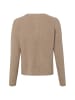 Marie Lund Strickjacke in taupe - 0003