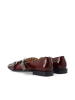 Bianco Ballerinas in Burgundy