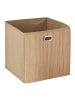 relaxdays 2 x Aufbewahrungskorb in Natur - (B)31 x (H)31 x (T)31 cm