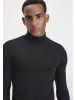 Hessnatur Hessnatur Roll-Neck Longsleeve Fitted aus Bio-Merinowolle und Seide in schwarz