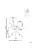 Beliani Bürostuhl RIPLEY in Grau - (W) 60 x (H) 82 x (L) 60 cm