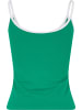 Urban Classics Urban Classics Ladies Contrast Basic Top 2-Pack in froggreen/white+white/black