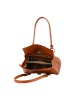 Viola Castellani Tasche mit Henkel in COGNAC