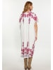 usha FESTIVAL Damen Kleid in Weiss Mehrfarbig