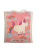 Mr. & Mrs. Panda Tote Bag Einhorn Pupsen Design ohne Spruch in Weiß