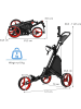 COSTWAY 3-Rad Golftrolley in Rot