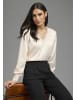Laura Scott Satinbluse in creme