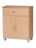 FineBuy Sideboards "SV39672" in Braun / Buche