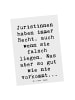 Mr. & Mrs. Panda Wanddeko Spruch Juristin Recht mit Spruch in Weiß
