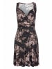 Vivance by Lascana Jerseykleid in schwarz-rose-bedruckt