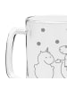Mr. & Mrs. Panda Bierglas Einhorn Schneemann ohne Spruch in Transparent