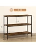 HOMCOM Konsolentisch-101L x 35B x 80H cm-Rustikal-Braun