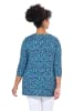 Janet & Joyce Shirt in dunkles türkis