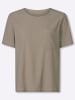 Sieh an! Kurzarm-Shirt in sesam