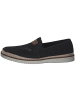 rieker Sportliche Slipper in schwarz/schwarz/nuss