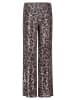 Vera Mont Marlene-Hose mit Pailletten in Weiß/Braun