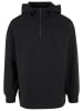 Urban Classics Urban Classics Herren Zipped High Neck Hoody in black