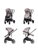 Chipolino Kinderwagen Aura 3 in 1 in braun